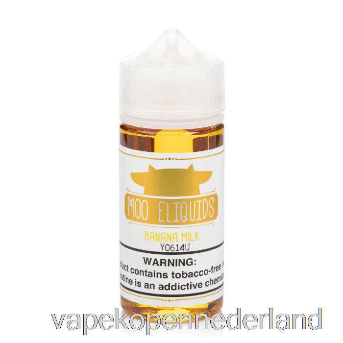 Elektronische Sigaret Vape Bananenmelk - Moo E-liquids - 100ml 0mg